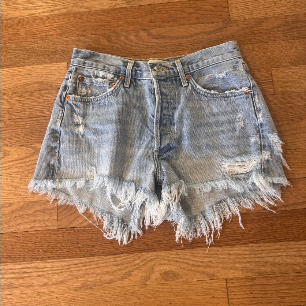 Agolde Parker Vintage Loose Fit Cutoff Shorts